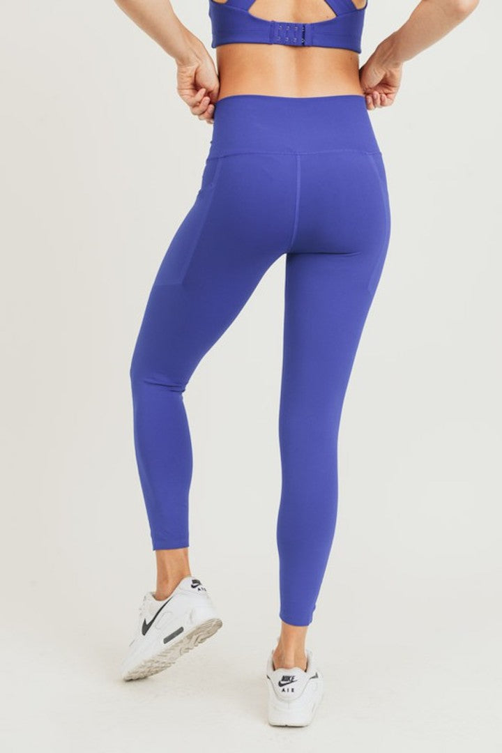 Distressed Laser Cut Full Length High Waist Yoga Pants/leggings