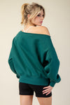 Barre Off Shoulder Sweatshirt