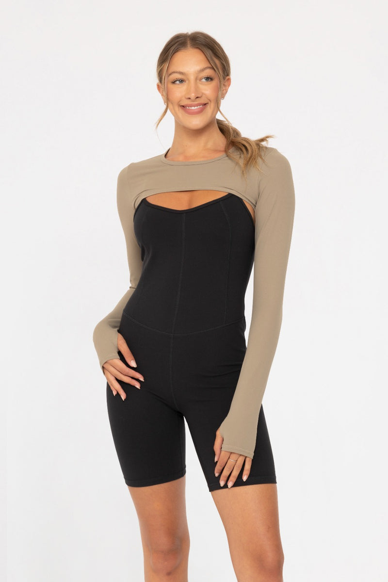 Mini Long Sleeve Shrug