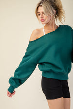 Barre Off Shoulder Sweatshirt