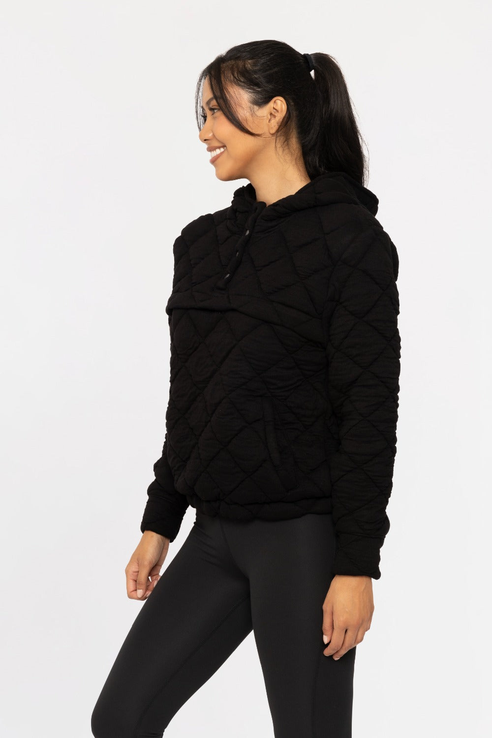 Quilted Pullover Jacket