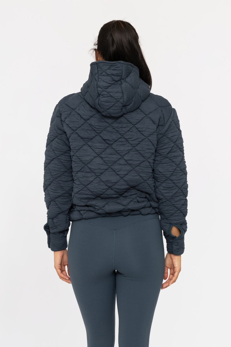 Quilted Pullover Jacket