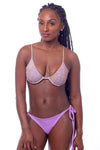 Our Forever Wild Maud tie bikini bottoms are classics. With a cut you can never go wrong with, we spiced it up with our African Violet color, which is flattering on most! The side ties allow for customization in fit and constant comfort. Pair these classic bottoms with one of our Forever Wild bikini tops to complete your look!