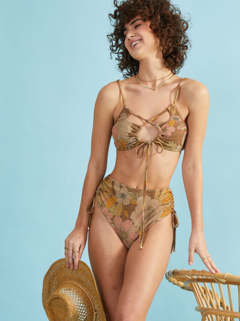 Acacia Lurex Bikini Top