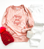 Merry and Bright Raglan Sweatshirt