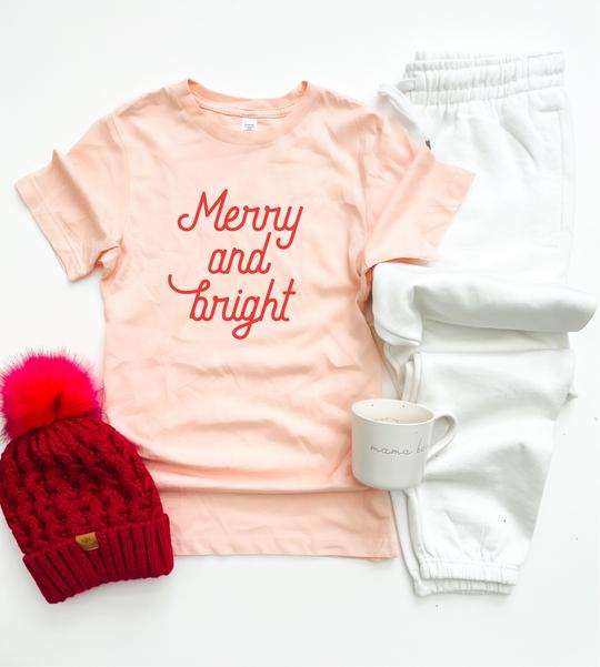 Merry and Bright Raglan Sweatshirt